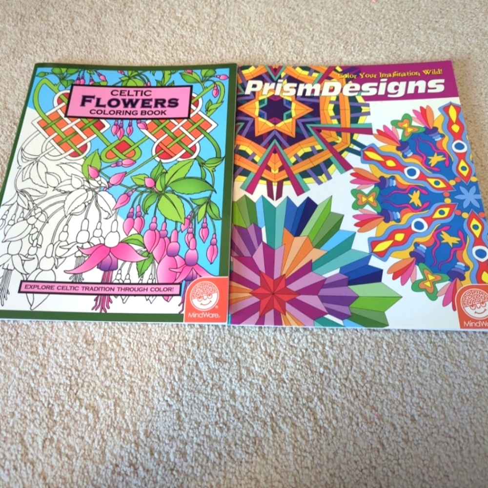 Mindware Coloring Books set of 2